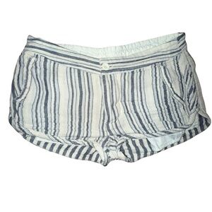 Free People High Waist Nautical Striped Shorts